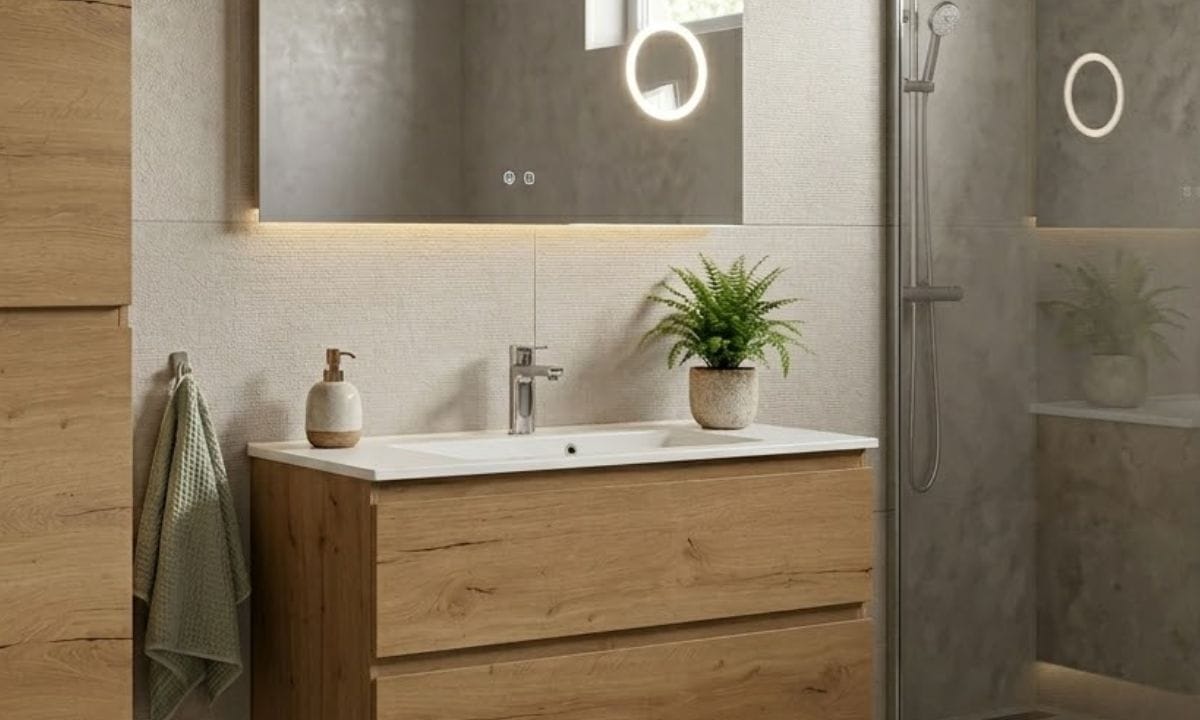 Gratis badkamermeubel + Designkraan + Ledspiegel bij badkamerrenovatie Schiedam